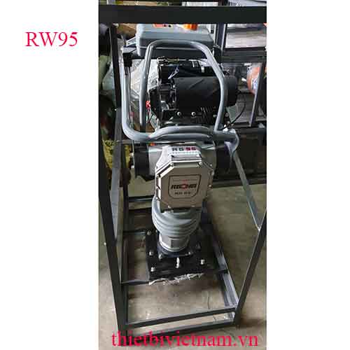 Máy đầm cóc chạy xăng Rugong RW95 