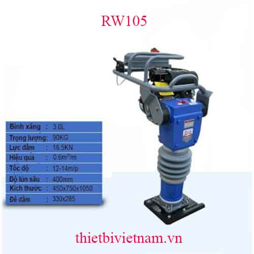 Máy Đầm Cóc Xăng Rugong RW105
