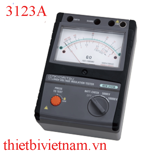 Máy đo cách điện điện áp cao KYORITSU 3123A (10kV / 400GΩ)