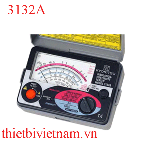 Máy đo cách điện / liên tục tương tự KYORITSU 3132A (1000V / 400MΩ)