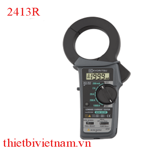 Máy đo kẹp rò rỉ KYORITSU 2413R (True RMS, 200mA / 2/20 / 200A / 1000A)
