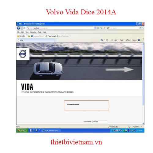 Máy đọc lỗi Volvo Vida Dice 2014A