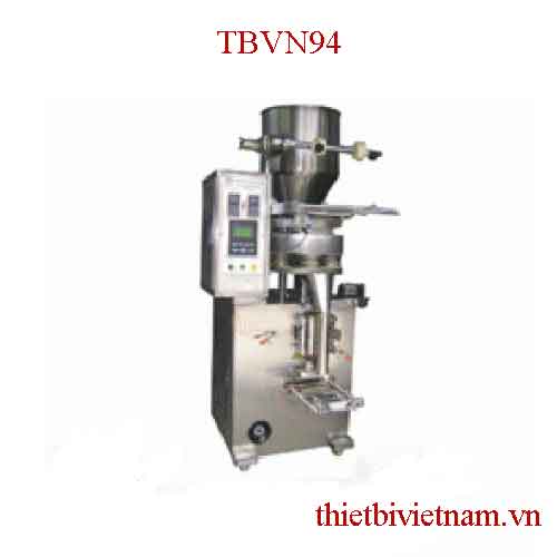 Máy đóng gói bắp rang bơ 3 biên kiểu lưng TBVN94