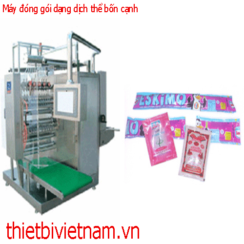 Máy đóng gói dạng dịch thể bốn cạnh