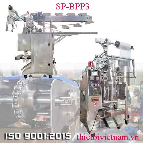 Máy đóng gói dạng gàu tải có bơm định lượng model SP-BPP3