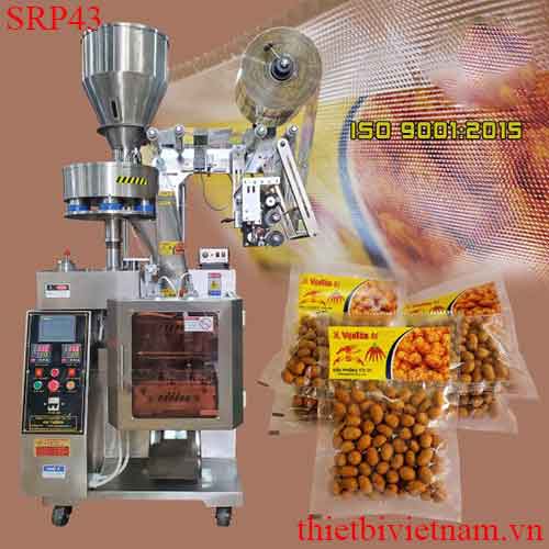 Máy đóng gói đậu phộng túi 4 biên đục lỗ model SRP43