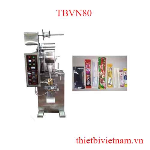 Máy đóng gói stick (túi dài) cho đường que, bột ngũ cốc, cà phê hòa tan, trà gừng TBVN80