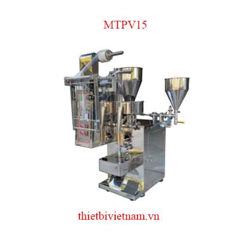 Máy đóng gói sữa chua que, bột ngũ cốc 2 trong 1 giá rẻ MTPV15