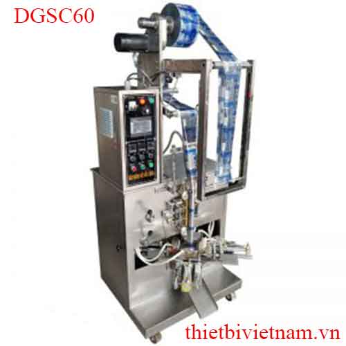 Máy đóng gói sữa chua túi tam giác tự động model DGSC60