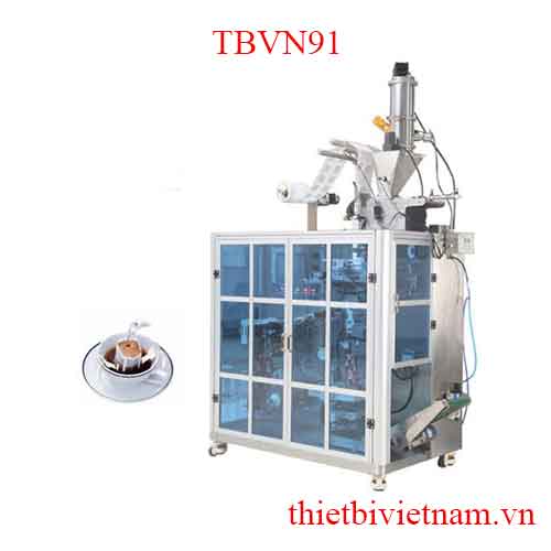 Máy đóng gói túi lọc kèm vỏ ngoài tự động TBVN91