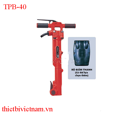 Máy Đục Bê Tông Dùng Khí Nén Giảm Thanh Toku TPB-40