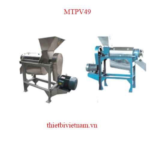 Máy ép nước trái cây công nghiệp: thơm, cà chua, xoài, chanh dây, cam, cà rốt...MTPV49