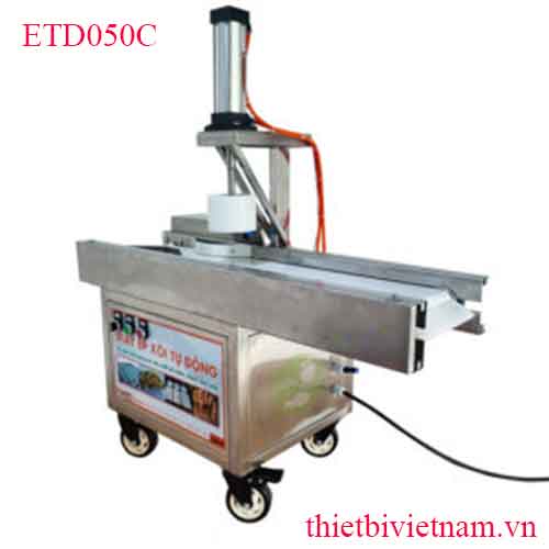 Máy ép tạo hình khuôn xôi/cơm tự động có băng tải PVC model ETD050C