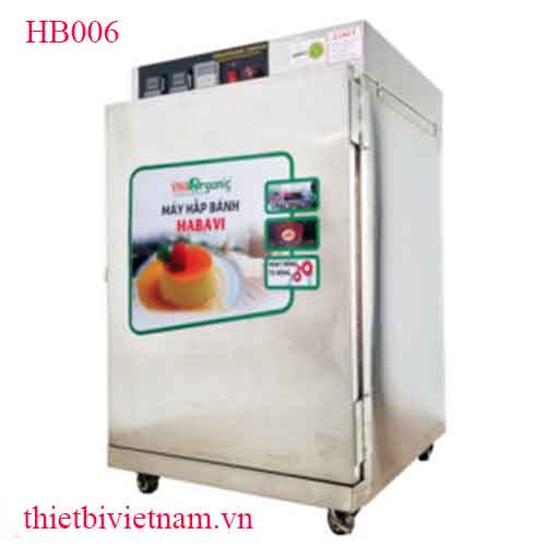 Máy hấp bánh Habavi 6 khay công nghiệp siêu năng suất model HB006