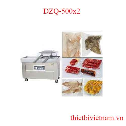 Máy hút chân không thực phẩm 2 buồng DZQ-500x2
