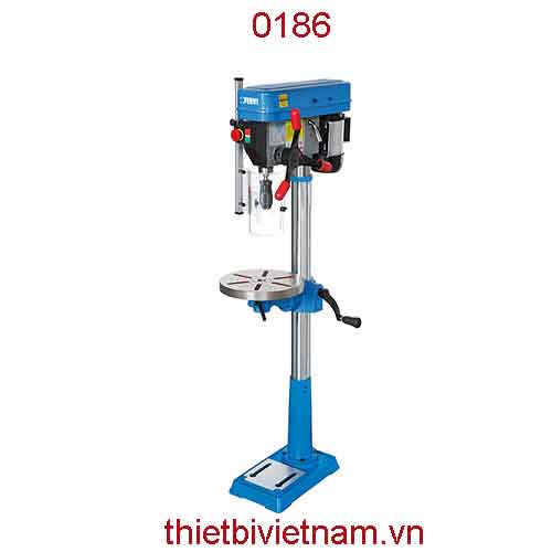 Máy khoan đứng mini bàn máy tròn ∅290mm, thân trụ ∅80mm hãng Fervi 0186