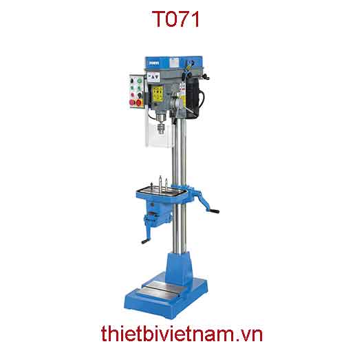 Máy khoan đứng trụ chính Ø98mm, bàn máy 350x280mm hãng Fervi T071