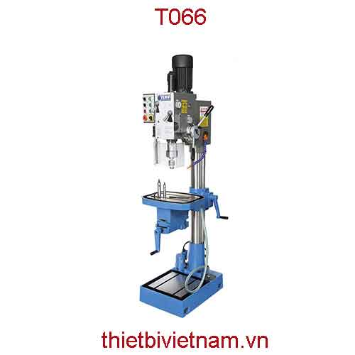 Máy khoan đứng trụ thân máy ∅125mm, bàn máy 500x380mm hãng Fervi T066