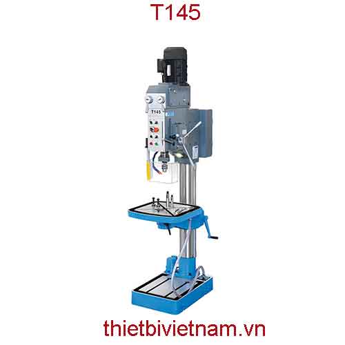 Máy khoan đứng trụ thân máy ∅150mm, hành trình max 180mm hãng Fervi T145