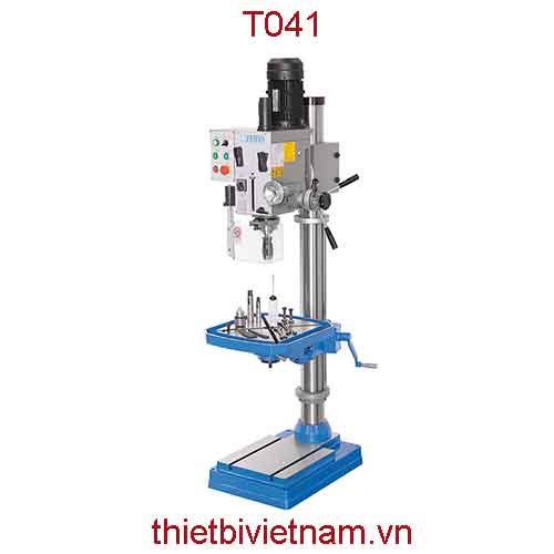 Máy khoan đứng trục côn kiểu CM4, hành trình trục max 120mm hãng Fervi T041