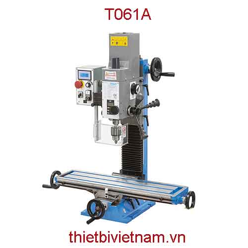 Máy khoan, phay bàn máy 700x180mm, hành trình trục 50mm hãng Fervi T061A