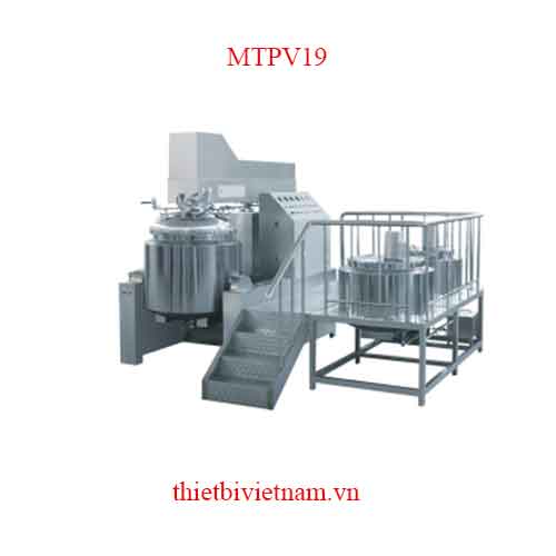 Máy khuấy nhũ hóa mỹ phẩm 300 lít thiết kế theo yêu cầu MTPV19