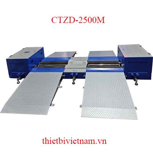 Máy kiểm tra phanh cuộn xe tải di động Cartesykj CTZD-2500M