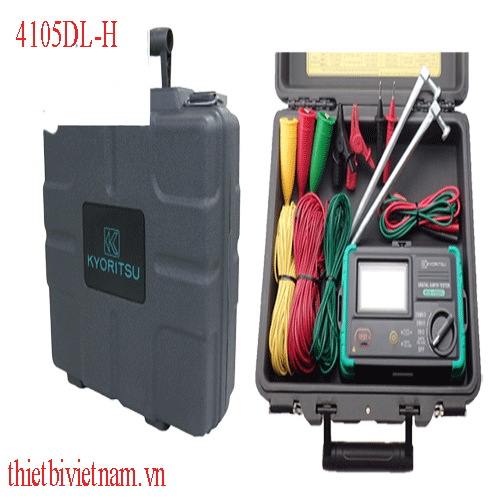 Máy kiểm tra Trái đất Kyoritsu 4105DL-H (0,00 ~ 2000 Ω)