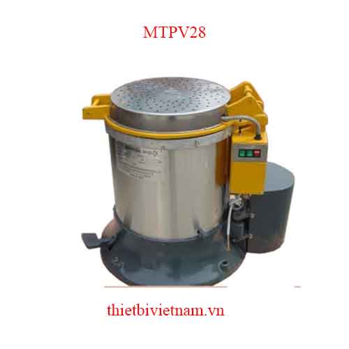 Máy ly tâm kim loại, ốc vít ngành xi mạ, sấy khô bề mặt MTPV28