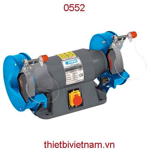Máy mài 2 đá chuyên dụng, đường kính đá Ø200mm hãng Fervi 0552