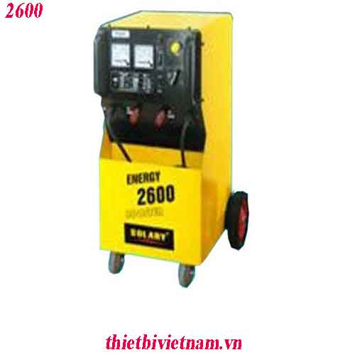 Máy nạp ắc quy và khởi động đề solary 2600