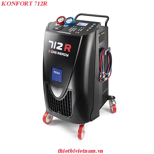 Máy nạp gas điều hòa dùng cho khí R134a hoặc R1234yf KONFORT 712R
