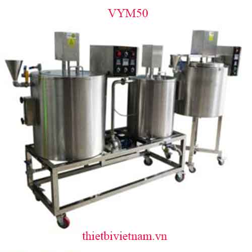 Máy nấu sữa chua 50L/mẻ model VYM50