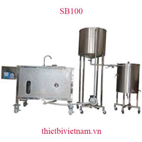 Máy nấu sữa thực vật 100L/mẻ model SB100