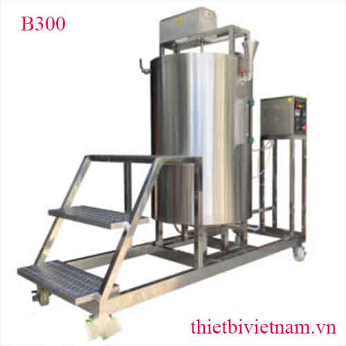 Máy nấu sữa thực vật, động vật thanh trùng 300L/mẻ model B300