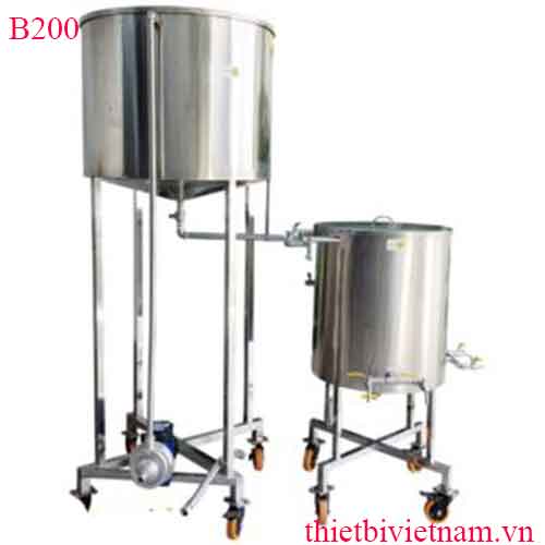  Máy nấu thanh trùng sữa động thực vật đa năng 200L/mẻ model B200