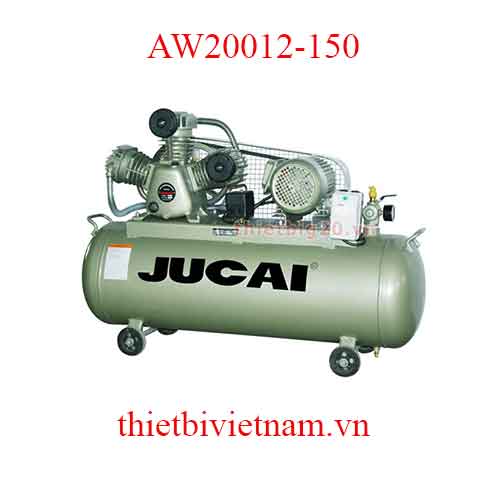Máy nén hơi 2 cấp hãng Jucai AW20012-150 - 3HP, 12 bar, 150L, 220V