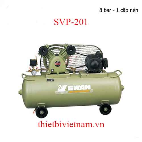 Máy Nén Khí 1 Cấp hãng Swan SVP-201 - 1HP, 85L, 220V