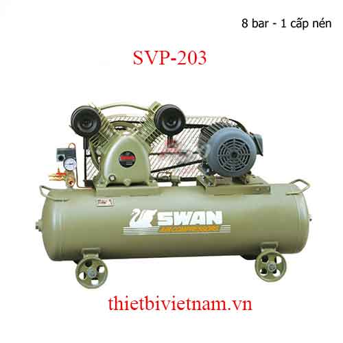 Máy Nén Khí 1 Cấp hãng Swan SVP-203 - 3HP, 106L, 380V