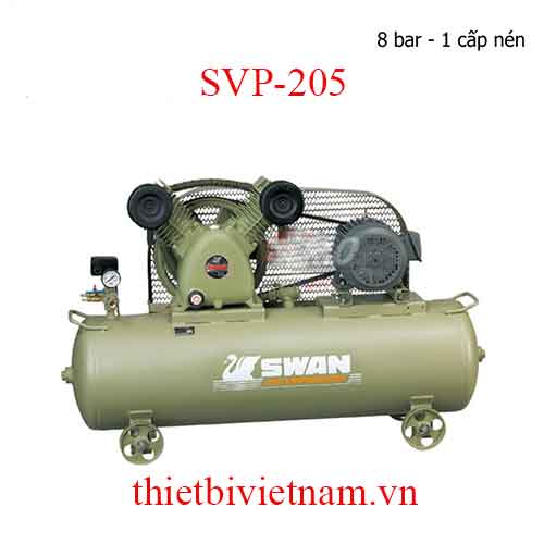 Máy Nén Khí 1 Cấp hãng Swan SVP-205 - 5HP, 155L, 380V