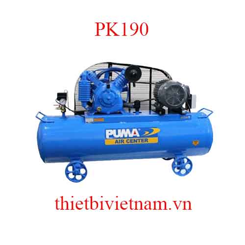 Máy nén khí 1 cấp Puma PK190 - 1HP, 8 bar, 88L, 220V