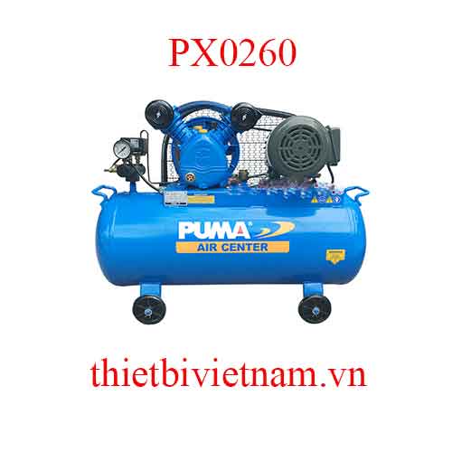 Máy nén khí 1 cấp Puma PX0260 - 0.5HP, 8 bar, 105L, 220V