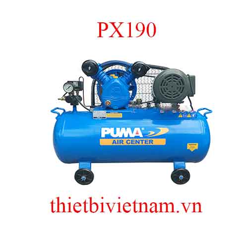 Máy nén khí 1 cấp Puma PX190 - 1HP, 8 bar, 88L, 220V