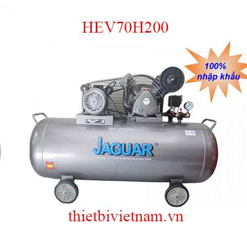 Máy Nén Khí 2 Cấp 3HP hãng Jaguar HEV70H200 - 200L
