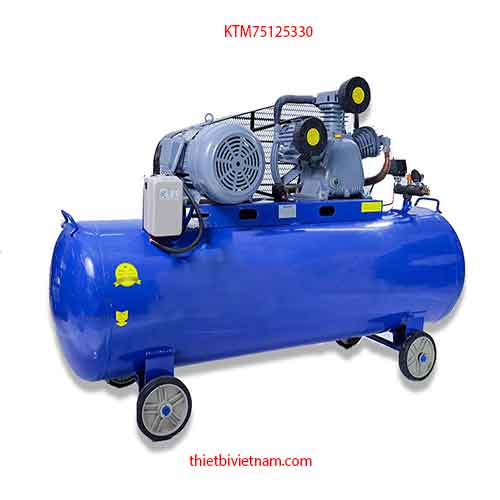 Máy nén khí 2 cấp cho tiệm rửa ô tô 2 cầu nâng 1 trụ hãng Kokoro MODEL KTM75125330