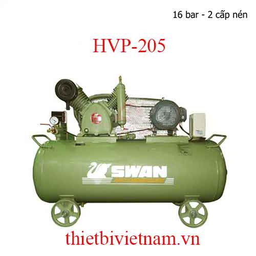 Máy Nén Khí 2 Cấp hãng Swan HVP-205 - 5HP, 237L, 380V