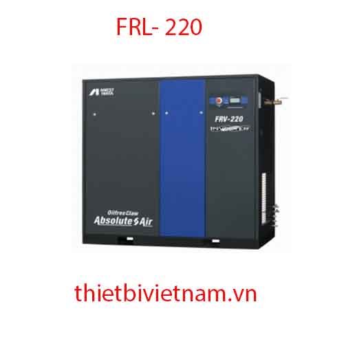 MÁY NÉN KHÍ CLAW OIL - FREE KHÔNG DẦU HÃNG ANEST IWATA BIẾN TẦN FRL- 220
