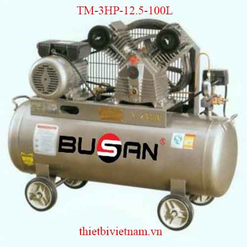 MÁY NÉN KHÍ DÂY ĐAI BUSAN 3HP-12.5KG-100L TM-3HP-12.5-100L