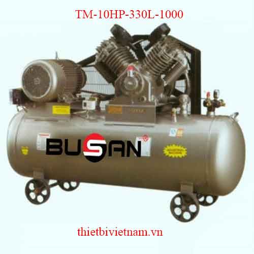 MÁY NÉN KHÍ DÂY ĐAI BUSAN-10HP-330L-1000 TM-10HP-330L-1000