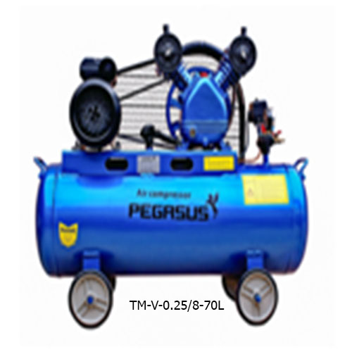MÁY  NÉN KHÍ DÂY ĐAI  PEGASUS TM-V-0.25/8-70L